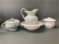 Mixed Lot of Ironstone Type Pieces
