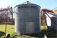 westeel rosco grain bin, with contents.