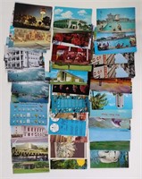 84 Vintage US State Attraction Postcards