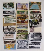 65 Antique & Vtg US State Attraction Postcards