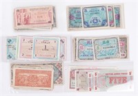 Coin 6 Sets Of Military Currency - Foreign