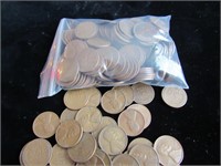 1LB Bag of Unsearched Wheat Pennies (app. 3 rolls)
