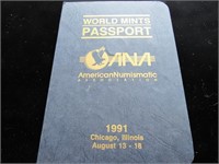 1991 World Mints Passport Collector's Case