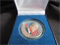 2001 Inaugural Coin in display box
