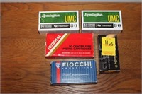 180 rounds of 9mm ammo by Federal, Fiocchi, Reming