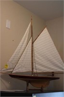Sail Boat on stand 36"