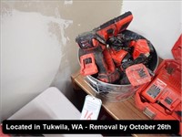 LOT, (4) ASSORTED MILWAUKEE M18 CORDLESS TOOLS TO