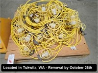 LOT, ASSORTED STRING LIGHTS ON THIS PALLET