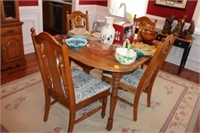7pc Table & Chairs plus leaf by Broyhill
