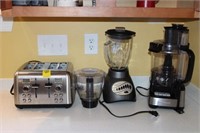 3pc Appliances; toaster, blenders