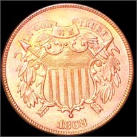 1868 Two Cent Piece UNCIRCULATED