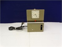 Vintage Time Punch Card Machine by Lathem