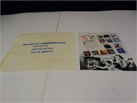 Vintage, Collectible 1950's Stamp Sheet