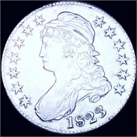 1823 Capped Bust Half Dollar NEARLY UNCIRCULATED