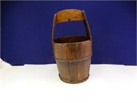 Vintage Styled Dark Wooden Barrel