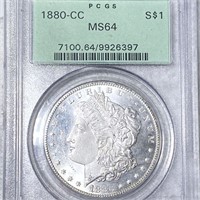 1880-CC Morgan Silver Dollar PCGS - MS64