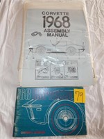 1968 Corvette Assembly & Owners Manuals