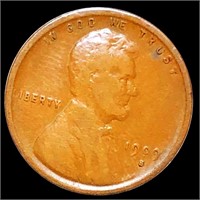 1909-S V.D.B. Lincoln Wheat Penny NICELY CIRC