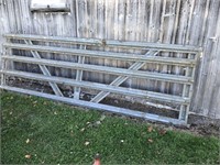 140" Galvanized Farm Gate - No Hardware