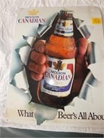 Molson Canadian Beer Tin Sign