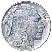 1937 Buffalo Head Nickel NEARLY UNCIRCULATED