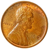 1909 Lincoln Wheat Penny LIGHTLY CIRCULATED