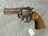 Colt Python Nickel .357 4" barrel 1971