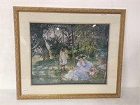 Framed, Matted Meadow Print