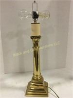 Another brass lamp
