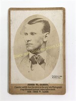 1901 Jesse James Cabinet Card