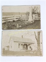 James Home and Grave Cabinet Cards