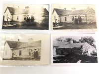 4 Early Real Photo Postcards, James Home