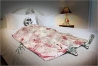 (New) Bloody Death Bed Halloween Prop U7G