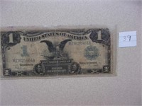 1899 $1 Black Eagle Silver Certif. M37625864A
