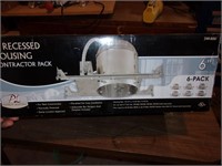 6 pack NEW recessed lights