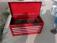 Craftsman toolbox 6 drawer top opens