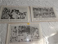 Set of 3 "Illustrated Current News" Clippings
