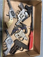 Assorted toy guns