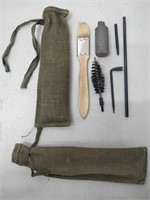 2 Military Gun Cleaning Kits & Military Bags