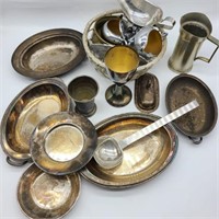 Lot of Metalware & Silver Plate