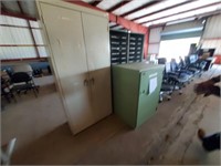 Metal Storage Cabinet and Misc Office Filing