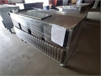 Shammi Three Sided Closed Delivery Stainless Cart