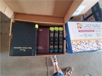 Assorted Misc Boxs with law Books