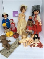 Dolls and hand puppet