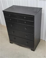 4 drawer black dresser