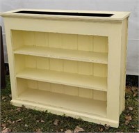 Bookcase planter/room divider