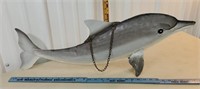 3-d tin hanging dolphin