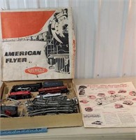 American Flyer by Gilbert train set with the