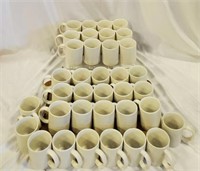 (New) Plain Coffee Mugs - 3 Dozen U9B