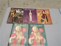 Playboy Lot of 5 from '72